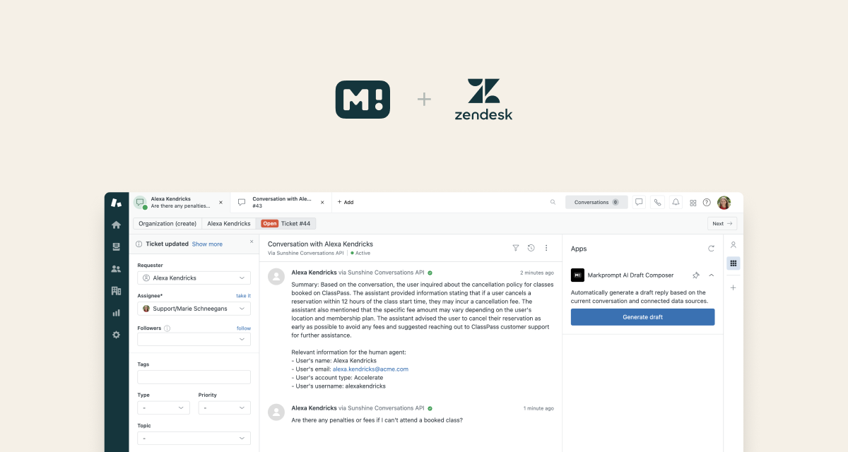 Introducing AI Draft Composer for Zendesk